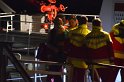 Einsatz BF Hoehenretter Koelner Seilbahn Hoehe Zoobruecke P2594